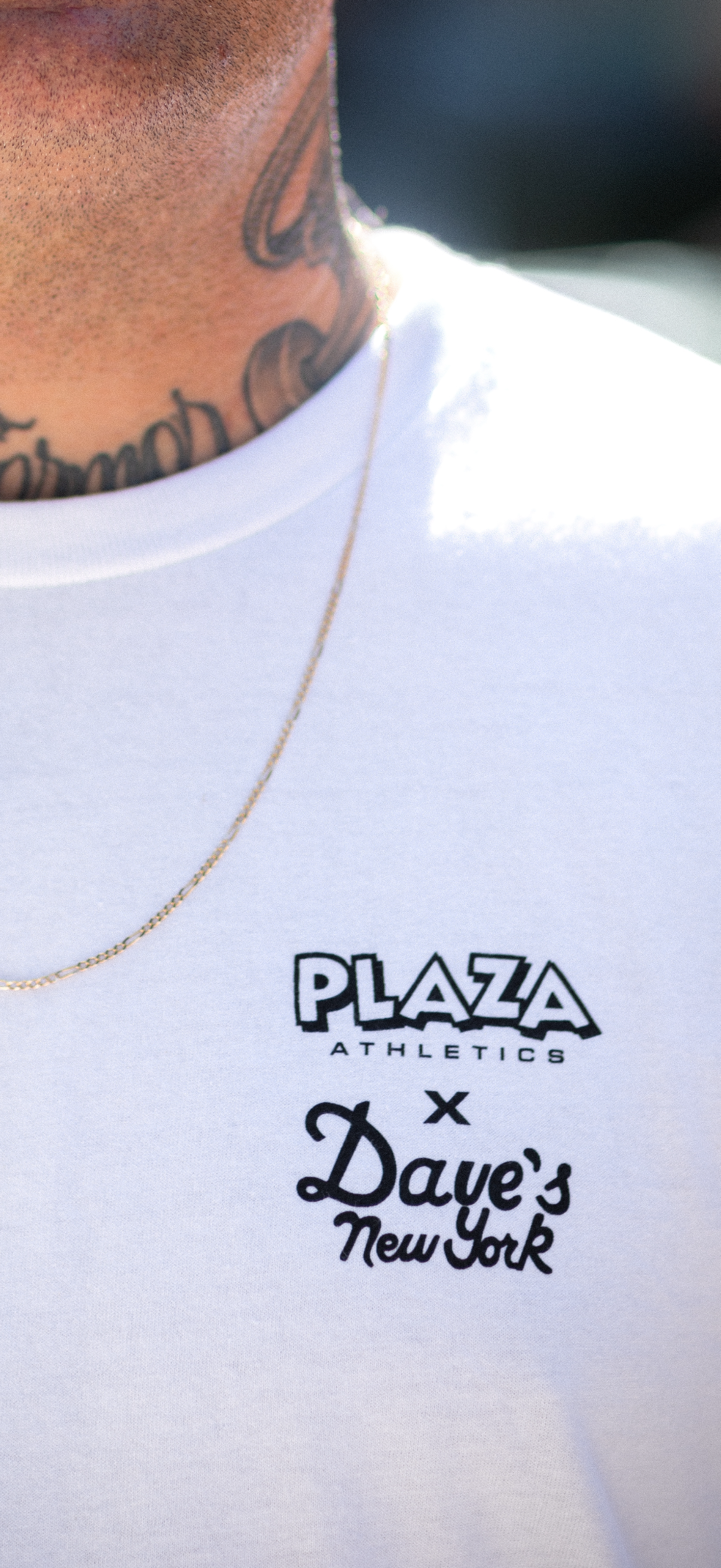 Plaza X Dave’s Building Tee White