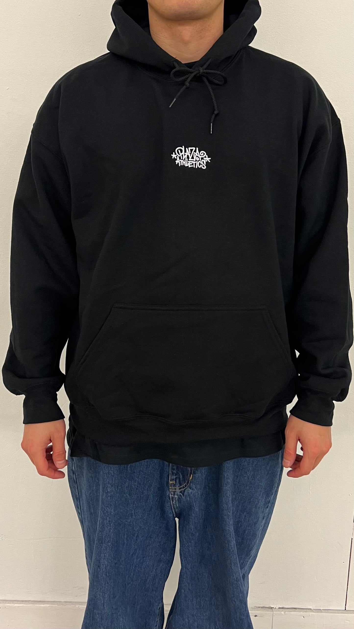 Small Tag Hoodie Black