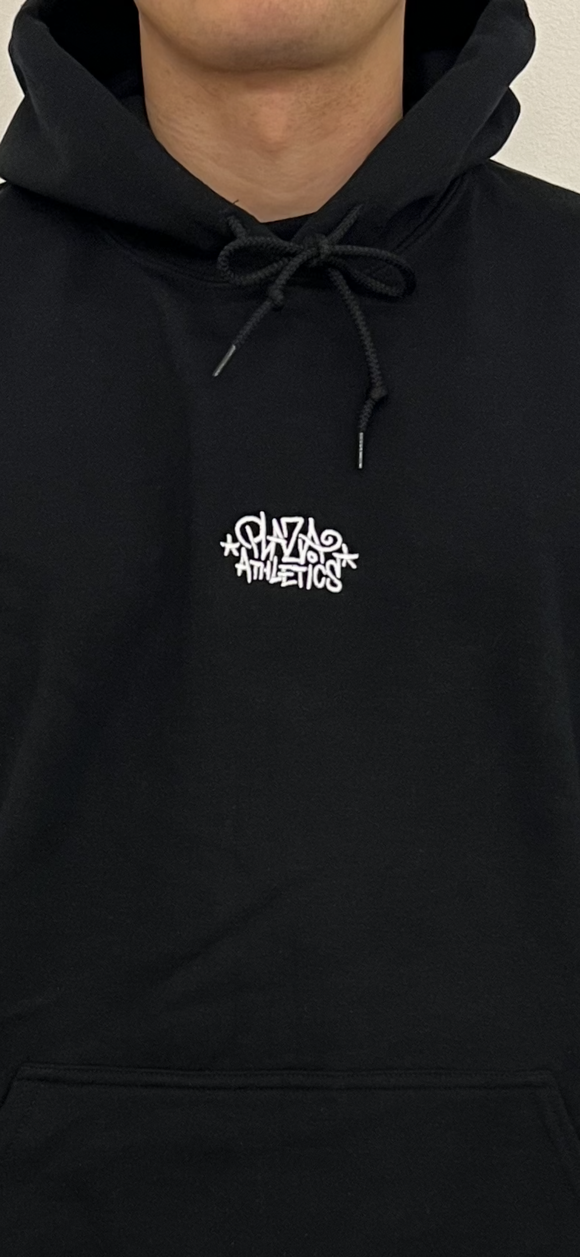 Small Tag Hoodie Black