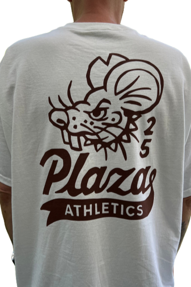 Rat T-shirt White / Brown